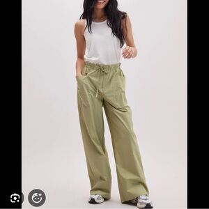 Richer Poorer Poplin Waist Wide Leg Pant
